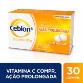 Vitamina C Cebion 500mg com 30 Comprimidos de Ação Prolongada