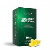 Suplemento Alimentar Vitamina C Lipossomal Puravida - 60 Cápsulas