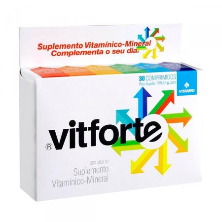 Suplemento Vitamínico Mineral Vitforte com 30 comprimidos
