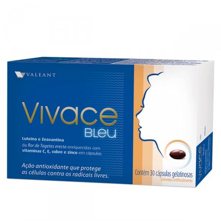 Suplemento Vitamínico Vivace Bleu com 30 cápsulas