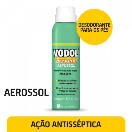 Desodorante para os pés Vodol Prevent Aerosol com 150ml
