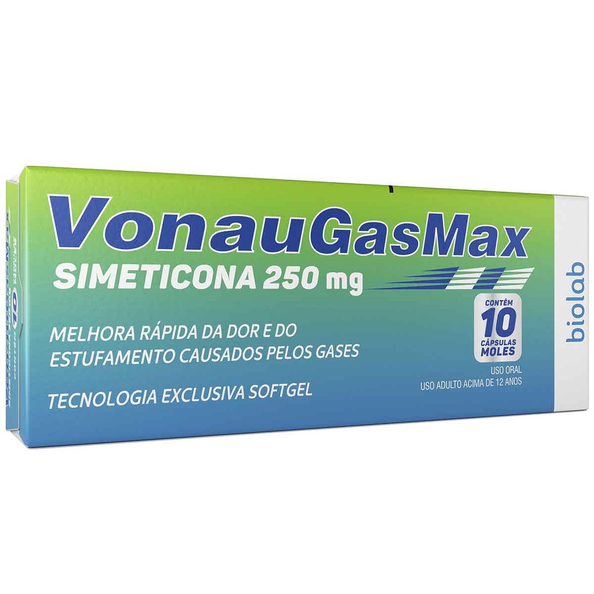 VonauGasMax Simeticona 250mg 10 cápsulas