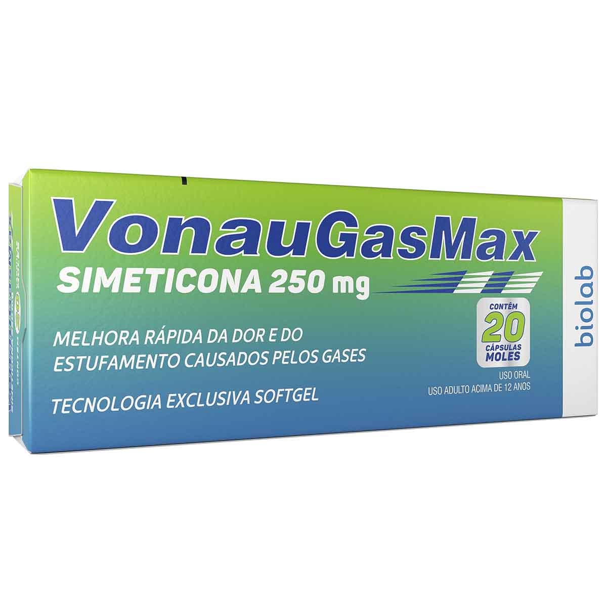 VonauGasMax Simeticona 250mg 20 cápsulas