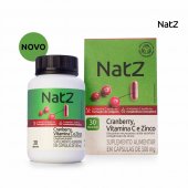 Suplemento Alimentar Natz Cranberry Extrato + Vitamina C e Zinco - 30 Cápsulas