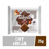 Talento Tablete Diet Avelãs 25g