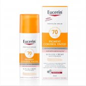 Protetor Solar Facial Eucerin Sun Pigment Control Tinted Claro FPS 70 - 50ml
