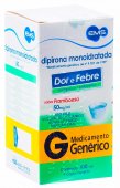 Dipirona Monoidratada 50mg/ml Solução Oral Sabor Framboesa 100ml EMS Genérico