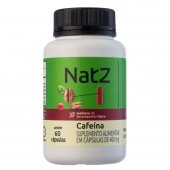 Suplemento Alimentar Natz Cafeína 60 Cápsulas