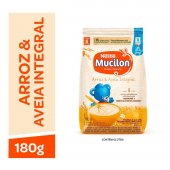 Cereal Infantil Nestlé Mucilon Arroz e Aveia Integral Sachê 180g