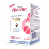 Suplemento Alimentar Nestlé Materna Multivitamínico DHA 30 cápsulas