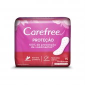 Protetor Diário Carefree Proteção Sem Perfume 15 unidades