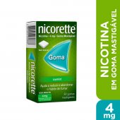 Nicorette Icemint 4mg Goma Mastigável para Parar de Fumar 30 unidades