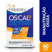 Cálcio 500mg + Vitamina D 400UI Mobility Os-Cal D 60 comprimidos