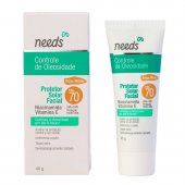 Protetor Solar Facial Needs Controle de Oleosidade Cor Bege Médio FPS 70 40g