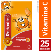 Vitamina C Redoxitos Sabor Laranja com 25 gomas