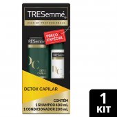 Kit Tresemmé Detox Capilar Shampoo com 400ml  + Condicionador com 200ml