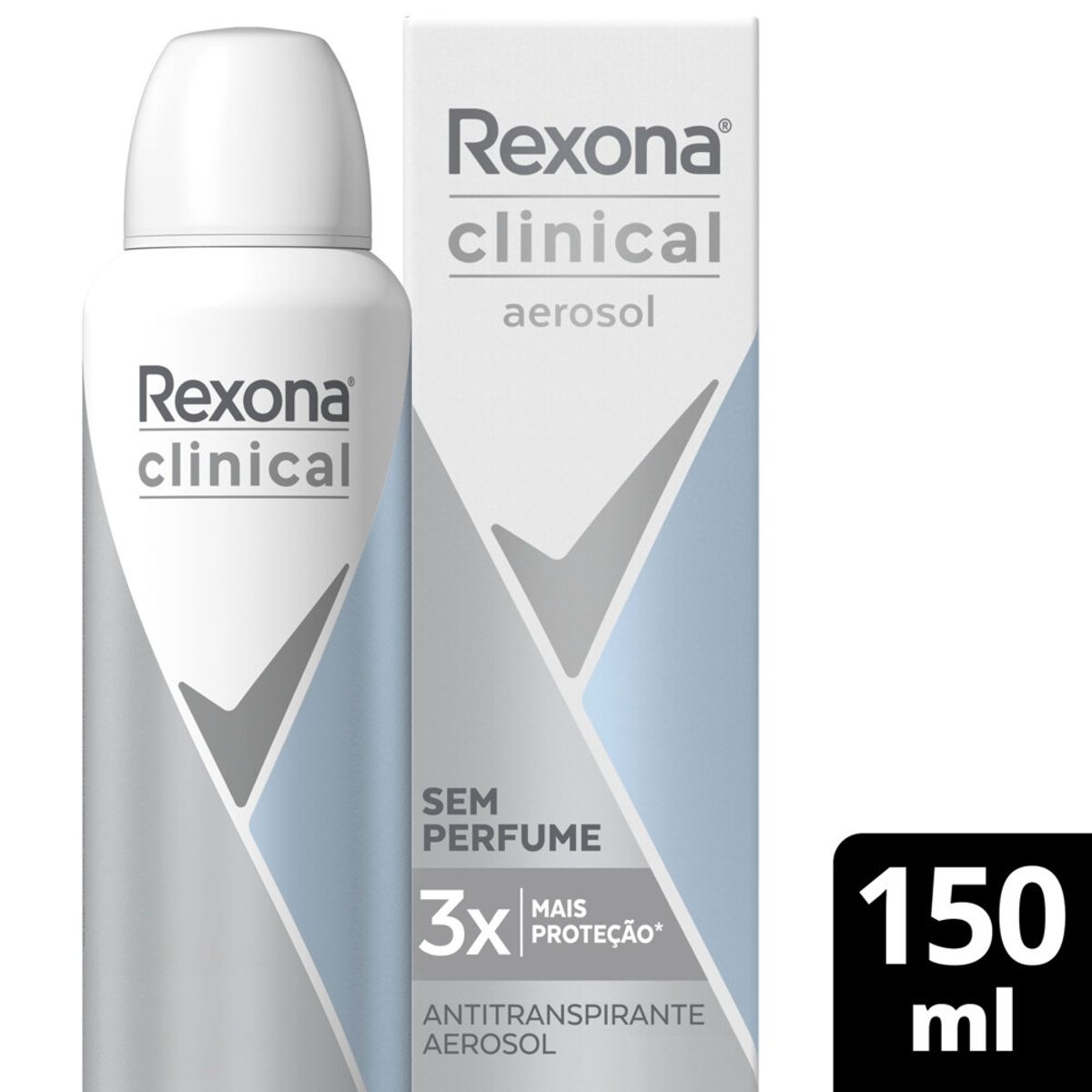 REXONA clinical classic antitranspirante en aerosol para mujer X 150ml