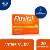 Fluviral Dia Paracetamol 800mg + Cloridrato Fenillefrina 20mg 20 comprimidos