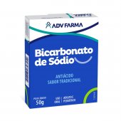 Bicarbonato de Sódio ADV Antiácido em Pó com 50g