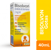 Bisolvon 2mg/ml - Cloridrato de Bromexina - Gotas 40ml