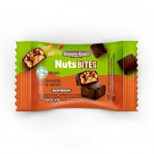 Bombom NutsBites Vegano Sem Açúcar Sabor Chocolate Meio Amargo com Recheio de Castanhas, Amendoim, Nibs de Cacau e Canela com 15g