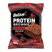 Brownie Protein Belive Double Chocolate Zero Açúcar, Glúten e Lactose com 40g