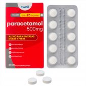 bwell Paracetamol 500mg 20 comprimidos