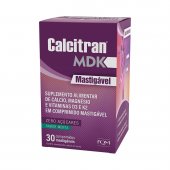 Calcitran MDK Mastigável Suplemento Vitamínico 30 comprimidos