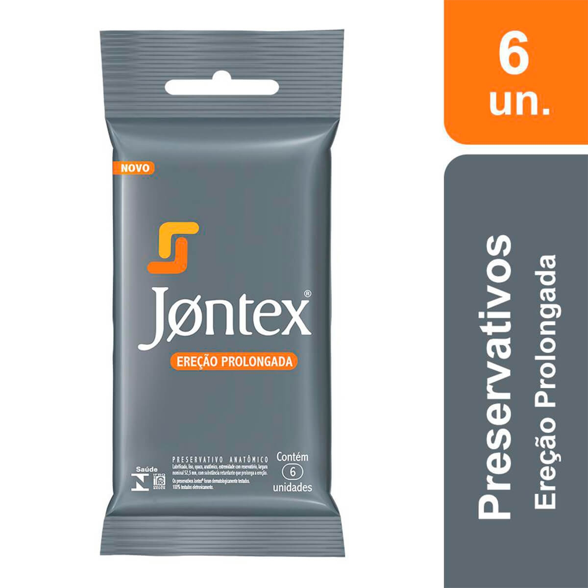 Camisinha Jontex Sensitive Mais Fino 6 unidades