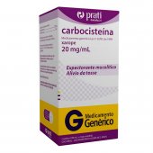 Carbocisteína 20mg/ml Xarope 100ml + copo-medida Prati Donaduzzi Genérico