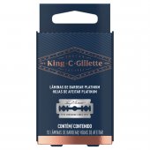Carga para Barbeador King C. Gillette Duplo Fio 10 unidades