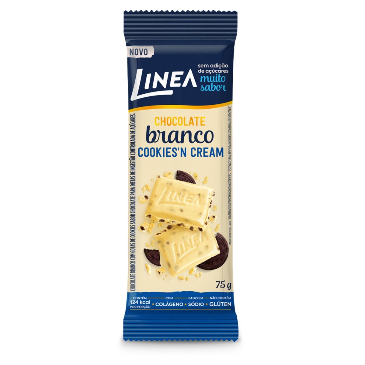 Chocolate Branco Linea 13g - DiabetesFarma