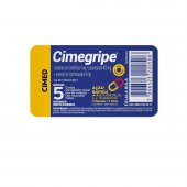 Cimegripe Cloridrato Fenillefrina 4mg + Paracetamol 400mg + Maleato de Clorfeniramina 4mg 4 cápsulas
