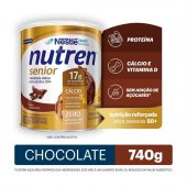 Suplemento Alimentar Nutren Senior 50+ Sabor Chocolate com 740g