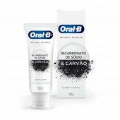 Creme Dental Oral-B Natural Essence Bicarbonato de Sódio & Carvão com 90g