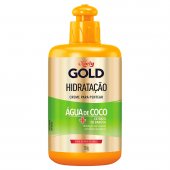 Creme para pentear Niely Gold Hidratação Água de Coco + Extrato de Babosa com 280ml