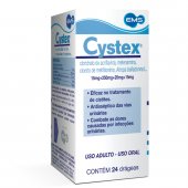 Cystex Cloridrato de Acriflavina 15mg + Metenamina 250mg + Cloreto de Metiltionínio 20mg + Atropa Belladonna L. 15mg 24 drágeas
