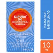 Vitamina D DePura 500 14.000UI/ml em Gotas 10ml