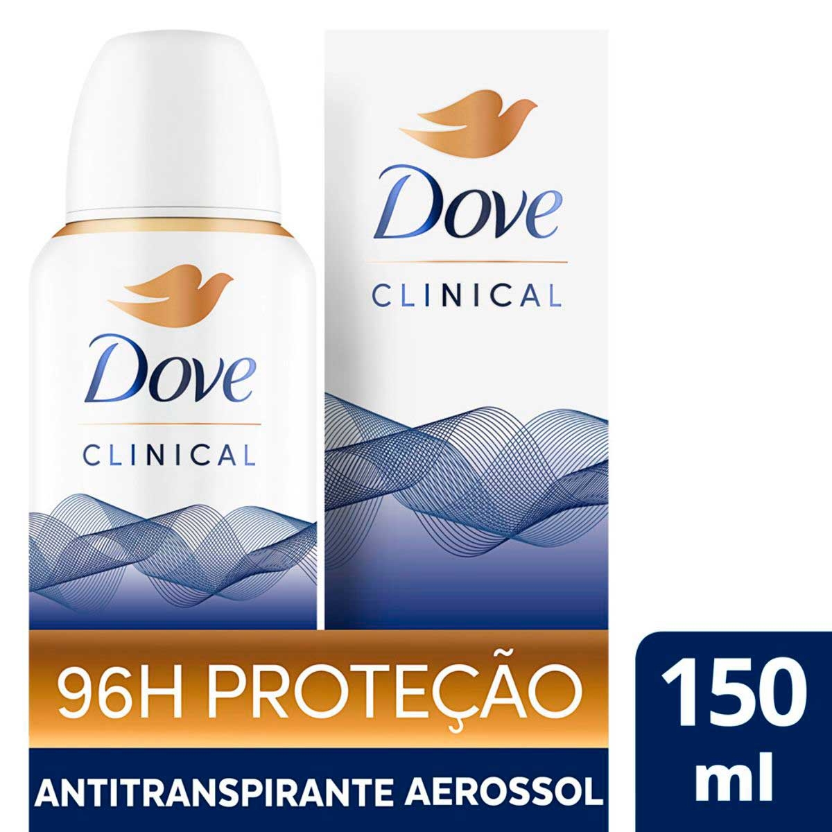 Desodorante Rexona Aerosol Men Clinical Clean 150ml - Kit com 4 Unidades