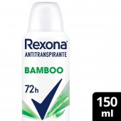 Desodorante Rexona Feminino Bamboo Aerossol Antitranspirante com 150ml