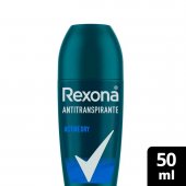 Desodorante Roll-On Rexona Men Active Dry Masculino com 50ml