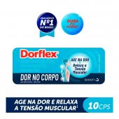 Dorflex analgésico e relaxante muscular 10 comprimidos