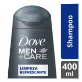 Shampoo Dove Men +Care Limpeza Refrescante com 400ml