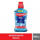 Enxaguante Antisséptico Bucal Colgate Plax Ice com 500ml