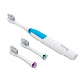 Escova de Dente Elétrica Multilaser Health Pro HC102 à Pilha Branca + 2 Refis