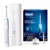 Escova Elétrica Oral-B Genius 8000 Bivolt Recarregável + 2 Refis Sensi Ultrafino e CrossAction