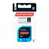 Fita Dental Acetinada Dentalclean Floss Premium Ultradeslizante com 25 metros