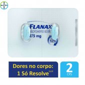 Flanax Naproxeno Sódico 275mg 2 comprimidos