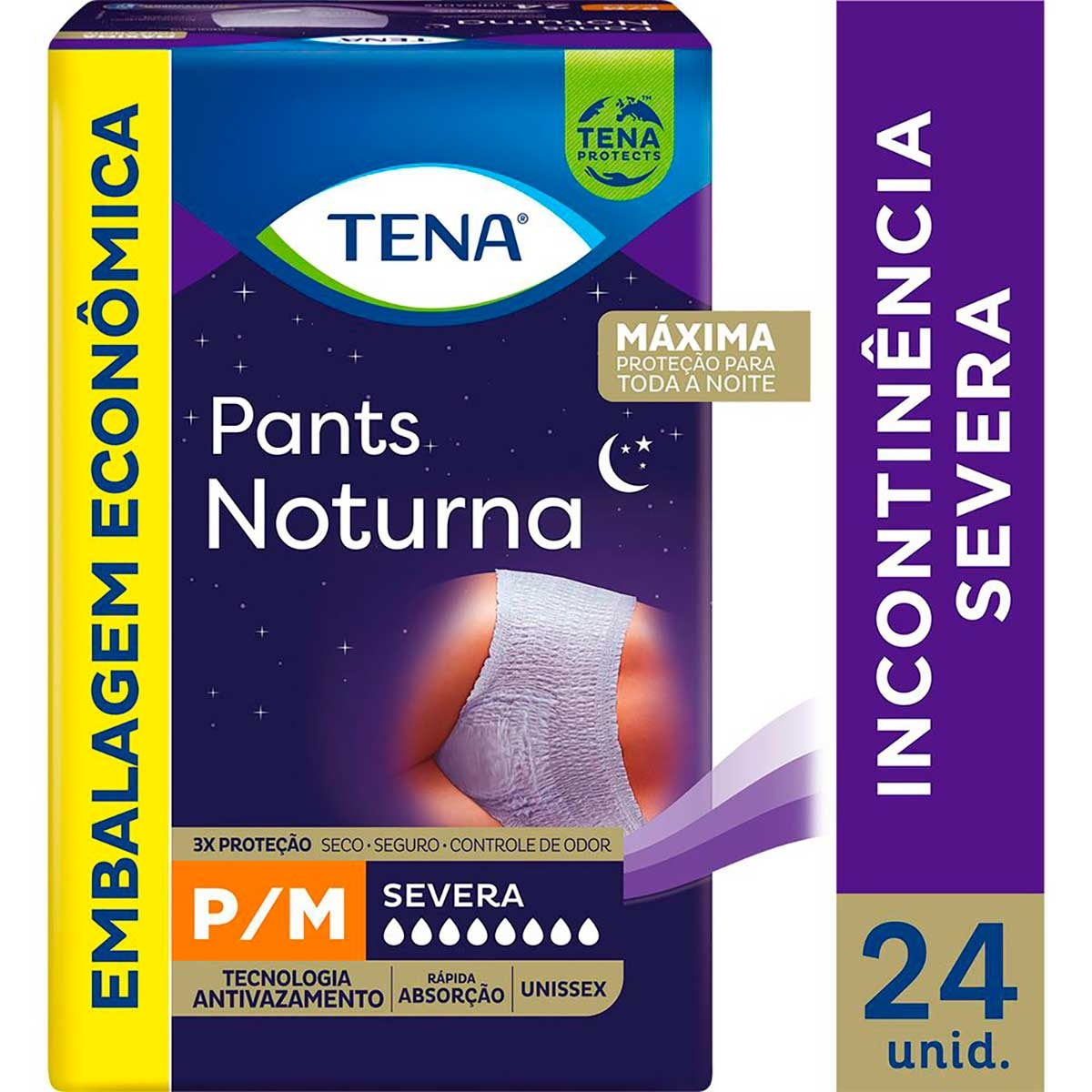 Tena Pants Noturna (P/M) - 7 UN