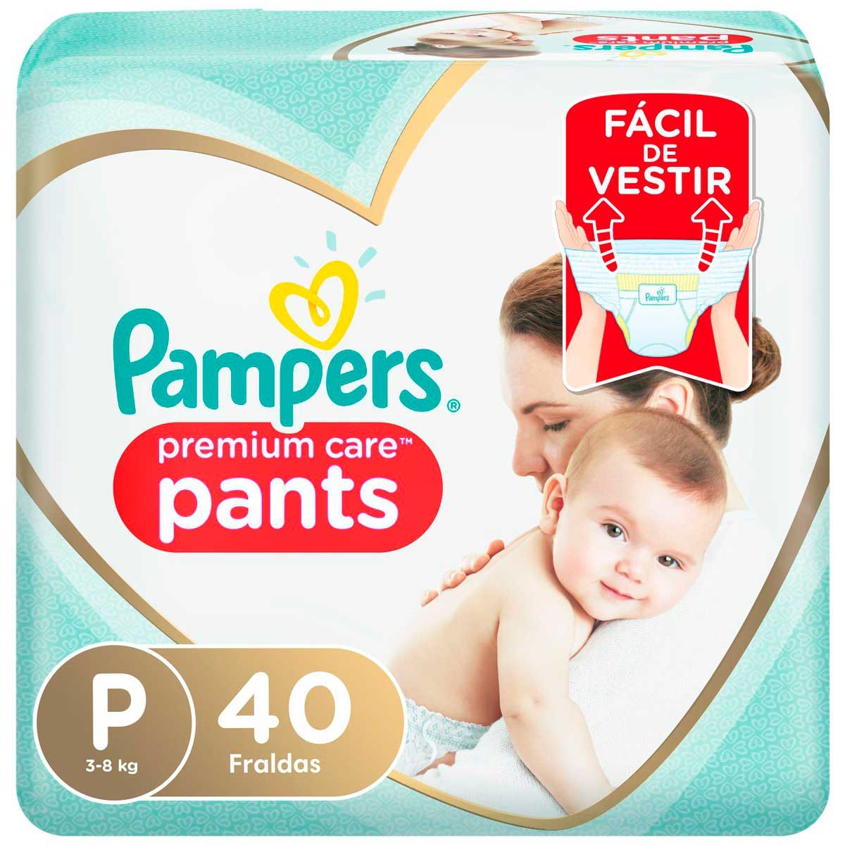 Pampers Premium Care Pants, Large size baby diapers (LG), 44 Count, Softest  ever | eBay